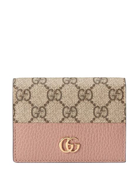 gucci la card case|Gucci marmont card case wallet.